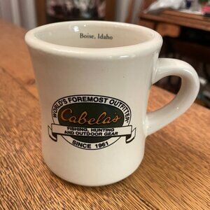 Cabela's Boise Idaho Old School Diner Style Coffee Cup Mug